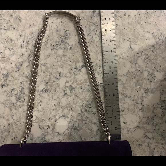 Ralph Lauren Purple Suede & Leather Ricky Bag - Picture 7 of 16
